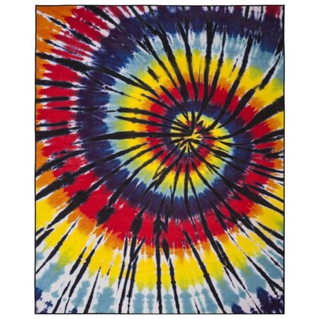Safavieh Paint Brush Large Rectangle Area Rug, Fuchsia and Yellow - 8 x 10 ft. PTB127A-8